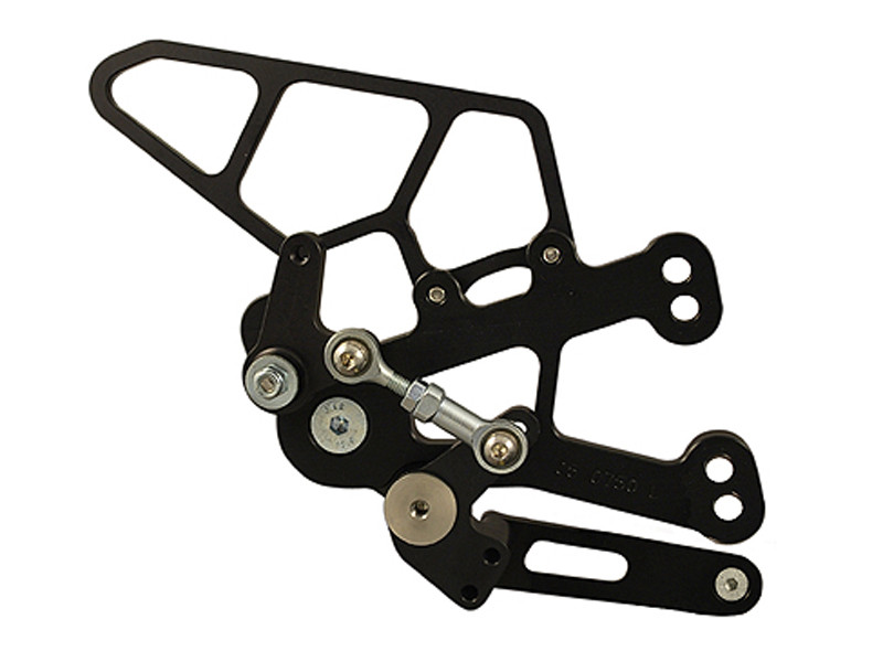 WOODCRAFT BMW S1000RR/HP4 (09-14) Rearset Kit - Standard Shift with Pedals WOODCRAFT BMW S1000RR/HP4 (09-14) Rearset Kit - Standard Shift with Pedals