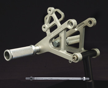 RAKUDO ページ WOODCRAFT Kawasaki ZX-6RR / 636 (03-04) Complete Rearset Kit W