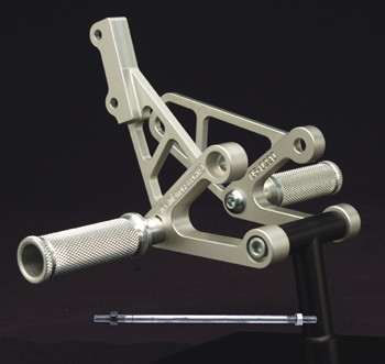 WOODCRAFT Suzuki GSXR600 '97-00 (STD or GP Shift) GSXR750 '96-99 (STD or GP Shift) SV650/S '99-02 (STD Shift) Rearsets WOODCRAFT Suzuki GSXR600 '97-00 (STD or GP Shift) GSXR750 '96-99 (STD or GP Shift) SV650/S '99-02 (STD Shift) Rearsets