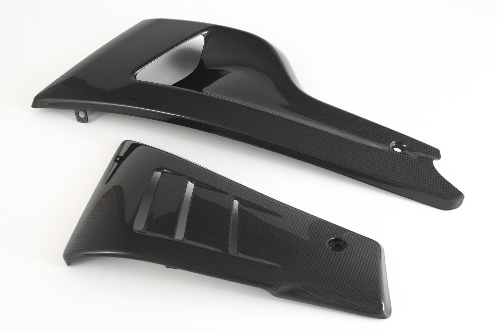 MOTOCORSE - CARBON FIBER BELLY COVERS SET FOR DUCATI DIAVEL 2010-16 MOTOCORSE - CARBON FIBER BELLY COVERS SET FOR DUCATI DIAVEL 2010-16