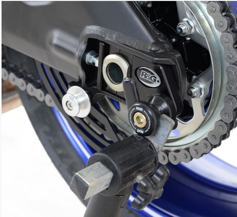 R&G Racing Cotton Reel swingarm spools for Yamaha FZ10 1617 and YZF