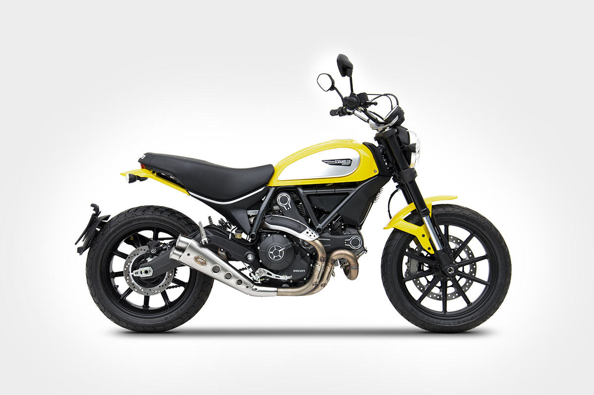 ZARD Low Mounted Special Edition Slip-on Exhaust for Ducati Scrambler ZARD Low Mounted Special Edition Slip-on Exhaust for Ducati Scrambler