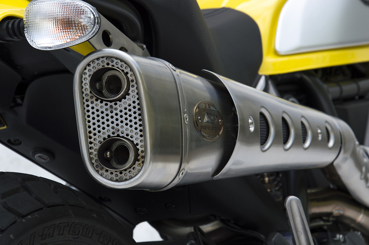 ZARD High Mount Full Kit Exhaust for Ducati Scrambler