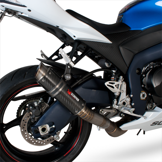 SCORPION RP-1 GP SLIP ON EXHAUST - SUZUKI GSX-R 1000 L2-L4 (2012-14)