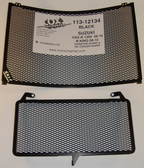 Cox Racing Radiator Guards for the Suzuki GSX-R 1300 and B-KING (08-13)