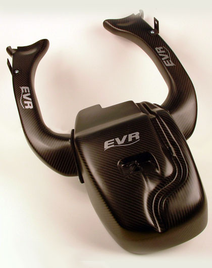EVR Carbon Fiber Airbox and Ducts for the Ducati 848/1098/1198 EVR Carbon Fiber Airbox and Ducts for the Ducati 848/1098/1198
