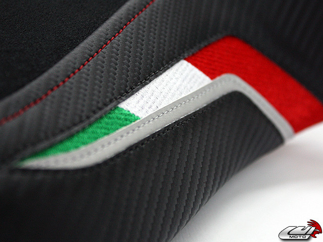 LUIMOTO (Team Italia Suede) Rider Seat Cover for the MV AGUSTA BRUTALE 990R 1090RR (2009+) LUIMOTO (Team Italia Suede) Rider Seat Cover for the MV AGUSTA BRUTALE 990R 1090RR (2009+)