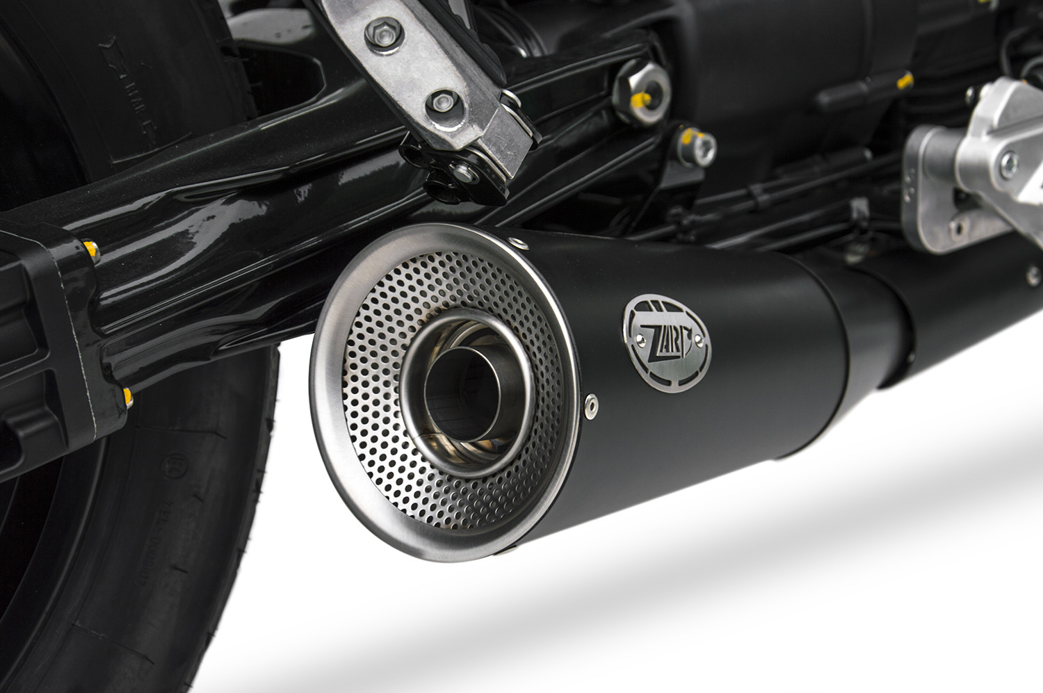ZARD 'BIG' Dual Slip-on Exhaust for Moto Guzzi V9 Bobber ZARD 'BIG' Dual Slip-on Exhaust for Moto Guzzi V9 Bobber