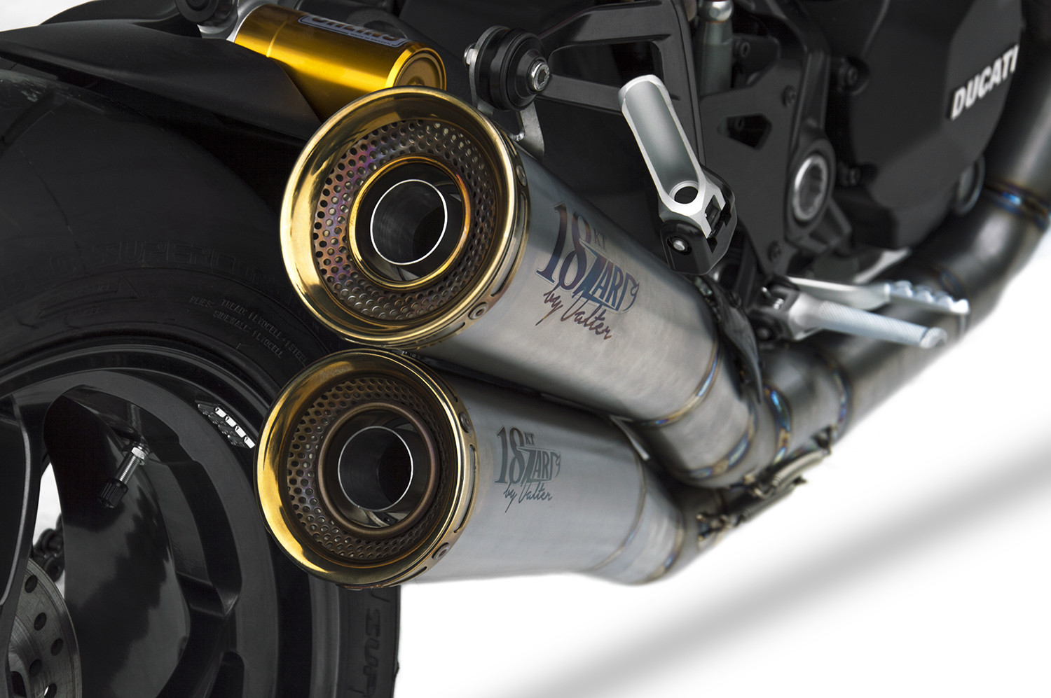 ZARD Full 212 Exhaust for 2016+ Ducati Monster 1200 R and 2017