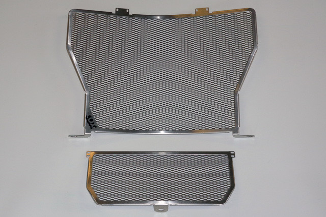 thumbnail image 2 of Stainless Steel Radiator Grille Guard For BMW S1000RR, S1000R, S1000XR, HP4 – Pre-Drilled 2 of 6