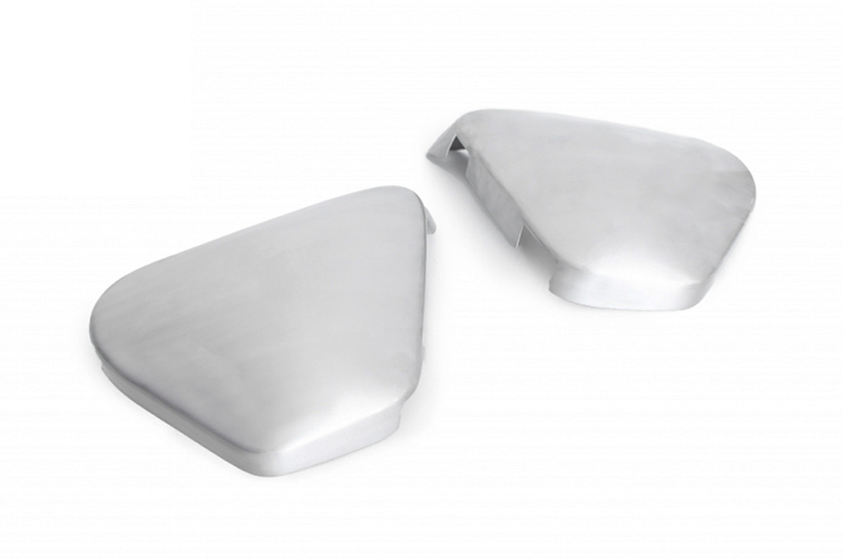 ZARD ALUMINUM LEFT & RIGHT SIDE PANELS for the Bonneville T-120 / T-100, Street cup, and Street Twin (2016+) ZARD ALUMINUM LEFT & RIGHT SIDE PANELS for the Bonneville T-120 / T-100, Street cup, and Street Twin (2016+)
