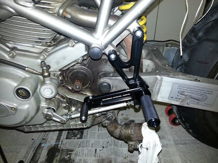 Ducabike Adjustable Rearsets for the Ducati Monster 400/600/620/695/750