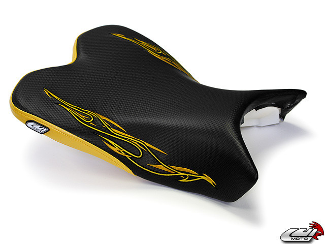 LUIMOTO Flame Edition Rider Seat Cover for the YAMAHA R1 (09-14) LUIMOTO Flame Edition Rider Seat Cover for the YAMAHA R1 (09-14)