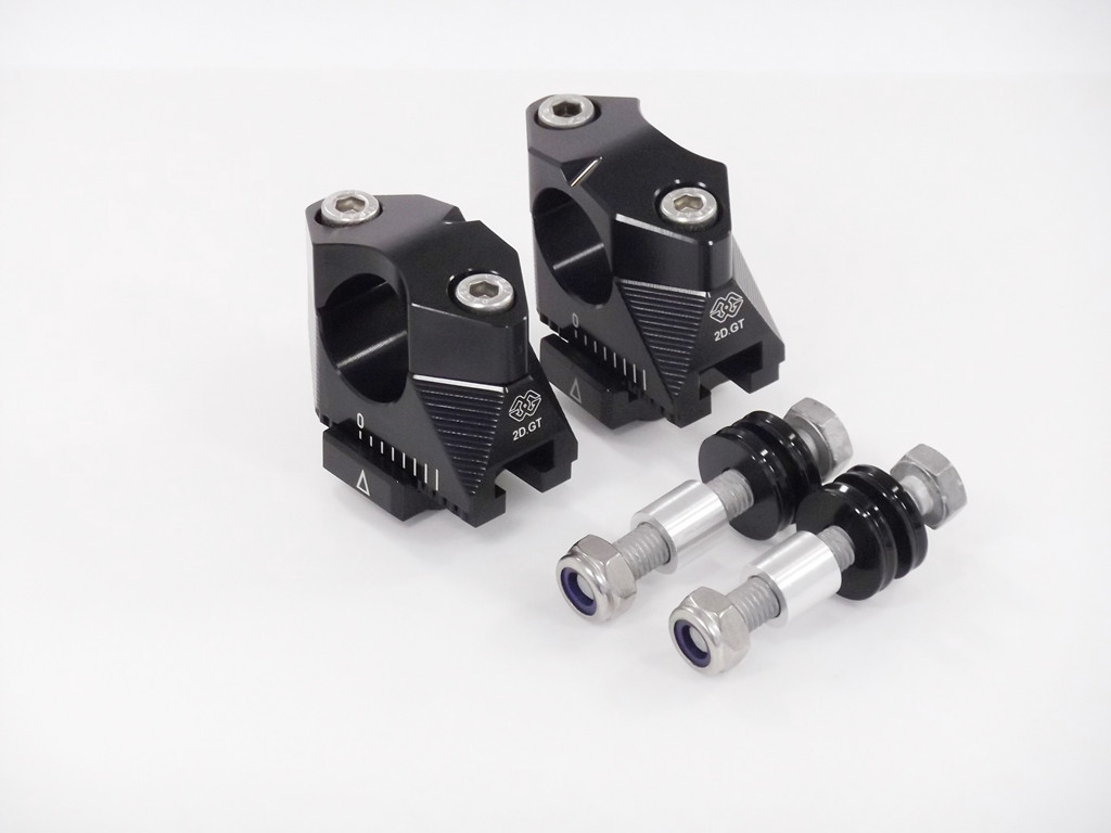 Gilles 2D.GT Adjustable Handlebar Risers for the Suzuki GSF 1250 Bandit