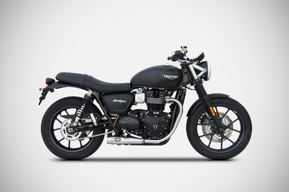triumph street twin exhaust