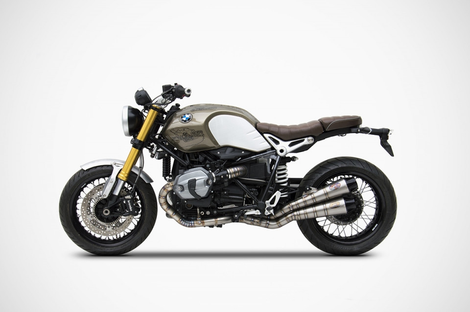 ZARD NEW Full Titanium 2-1-2 Racing (Stacked Mufflers) Exhaust for the BMW R NineT ZARD NEW Full Titanium 2-1-2 Racing (Stacked Mufflers) Exhaust for the BMW R NineT