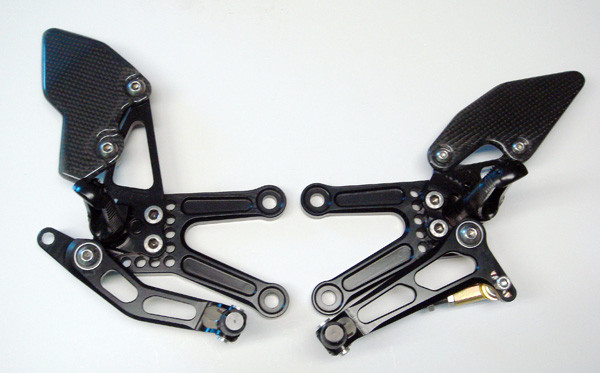 Rear Set Kit, ZX6R 05- , ZX6R-636 13- , Aero Hard