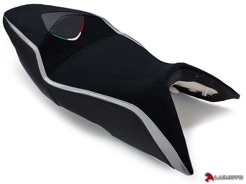 LUIMOTO Team Italia Rider Seat Covers for the Aprilia SHIVER 750 (06-09) LUIMOTO Team Italia Rider Seat Covers for the Aprilia SHIVER 750 (06-09)