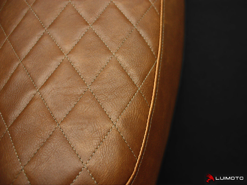 LUIMOTO (Solo Seat) Vintage Rider Seat Covers for the Triumph Scrambler (06+) and Bonneville (00-15) LUIMOTO (Solo Seat) Vintage Rider Seat Covers for the Triumph Scrambler (06+) and Bonneville (00-15)