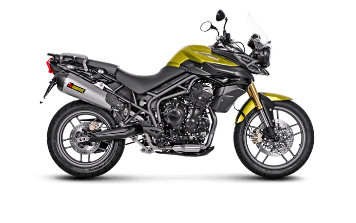 Akrapovic Slip-On Exhaust Triumph Tiger 800 / XC / XCX / XR / XRX Akrapovic Slip-On Exhaust Triumph Tiger 800 / XC / XCX / XR / XRX
