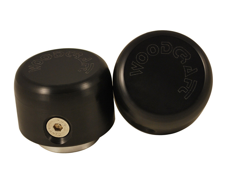 Woodcraft Front or Rear Axle Sliders for Honda Grom and Kawasaki Z125 Pro