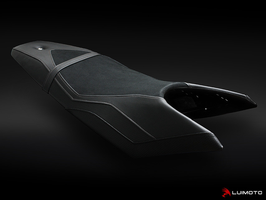 LUIMOTO (R) Rider Seat Covers for the KTM 990 Super Duke / R (05-12) LUIMOTO (R) Rider Seat Covers for the KTM 990 Super Duke / R (05-12)