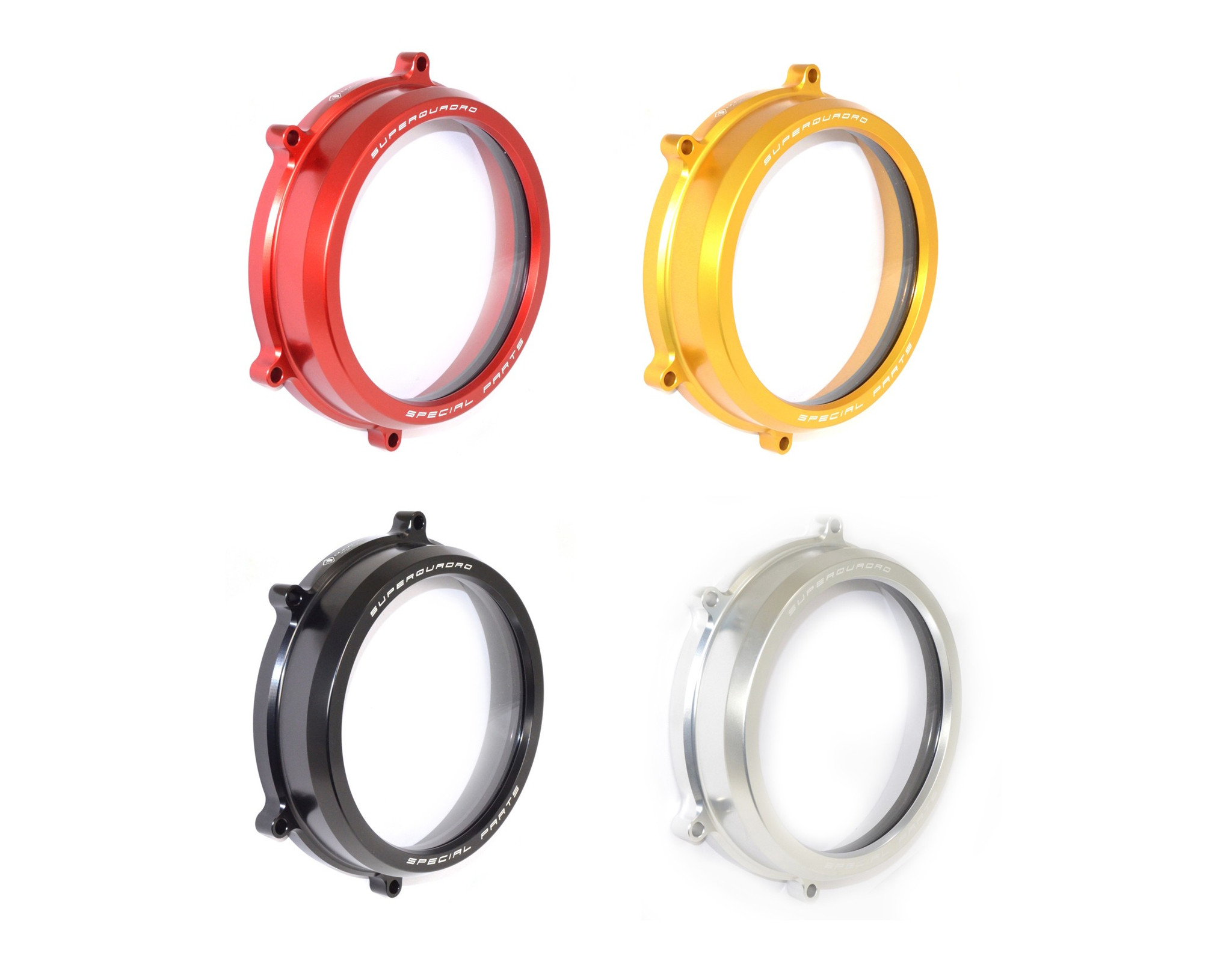 DBK Special Parts (Ducabike) Clear Wet Clutch Cover for the Ducati Panigale 1299/1199/959 Superleggera (and 899 too with modification) DBK Special Parts (Ducabike) Clear Wet Clutch Cover for the Ducati Panigale 1299/1199/959 Superleggera (and 899 too with modification)