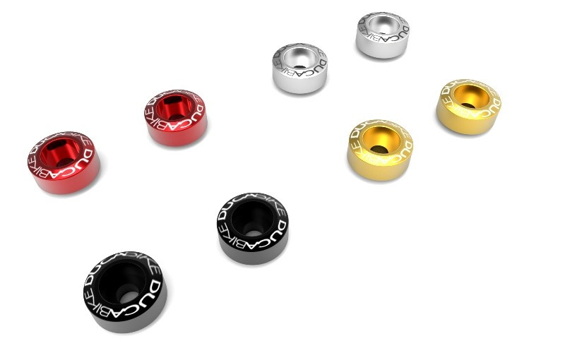 DBK Special Parts (Ducabike) Billet Handlebar End Cap Insert Kit for the Ducati Multistrada 1200/1260/950/V2 (2015+) and Hypermotard (2013+) DBK Special Parts (Ducabike) Billet Handlebar End Cap Insert Kit for the Ducati Multistrada 1200/1260/950/V2 (2015+) and Hypermotard (2013+)