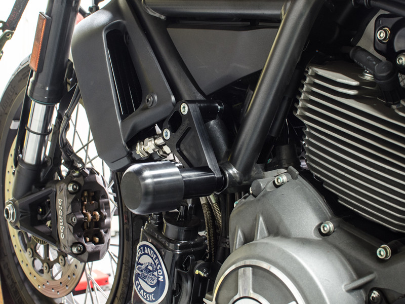 Woodcraft Frame Slider for Ducati Scrambler (Includes 501399 Pucks)