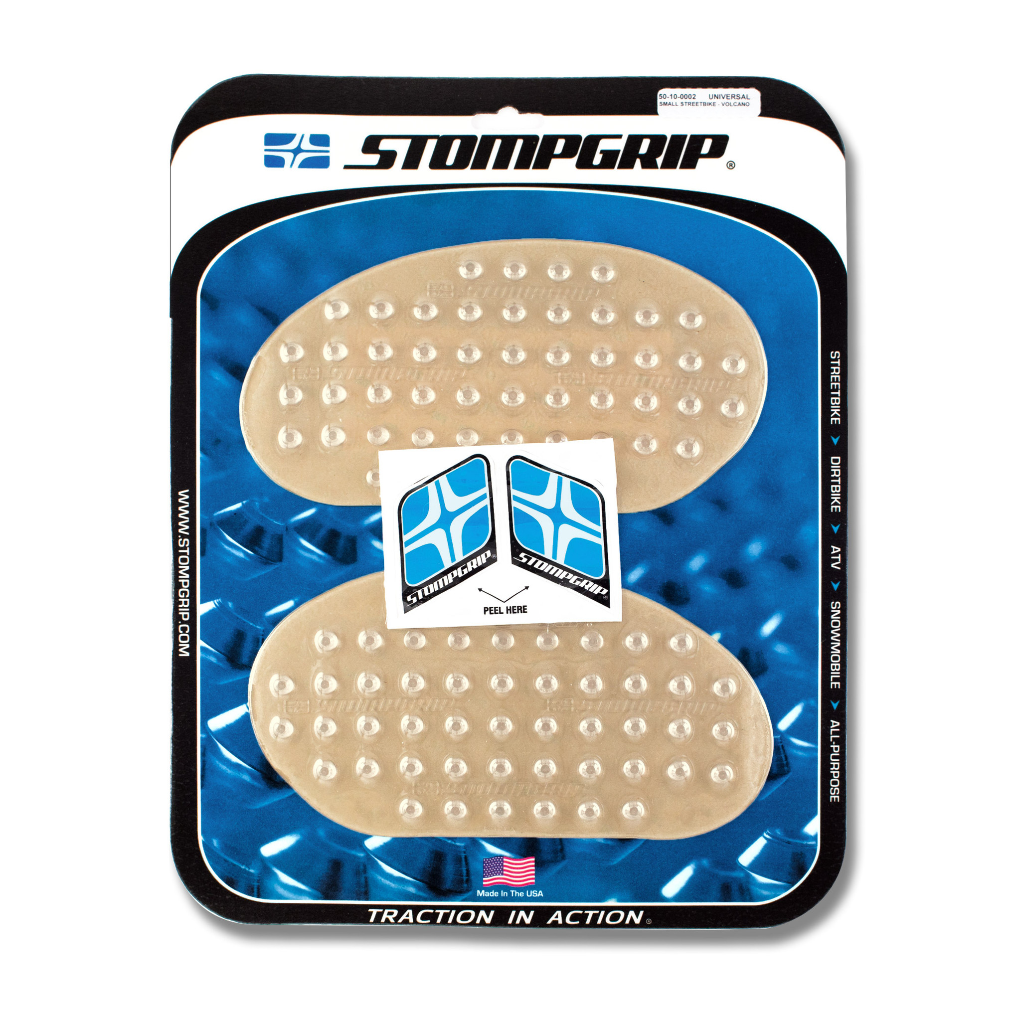 Stompgrip Universal Small Streetbike Kit - Super Volcano Stompgrip Universal Small Streetbike Kit - Super Volcano