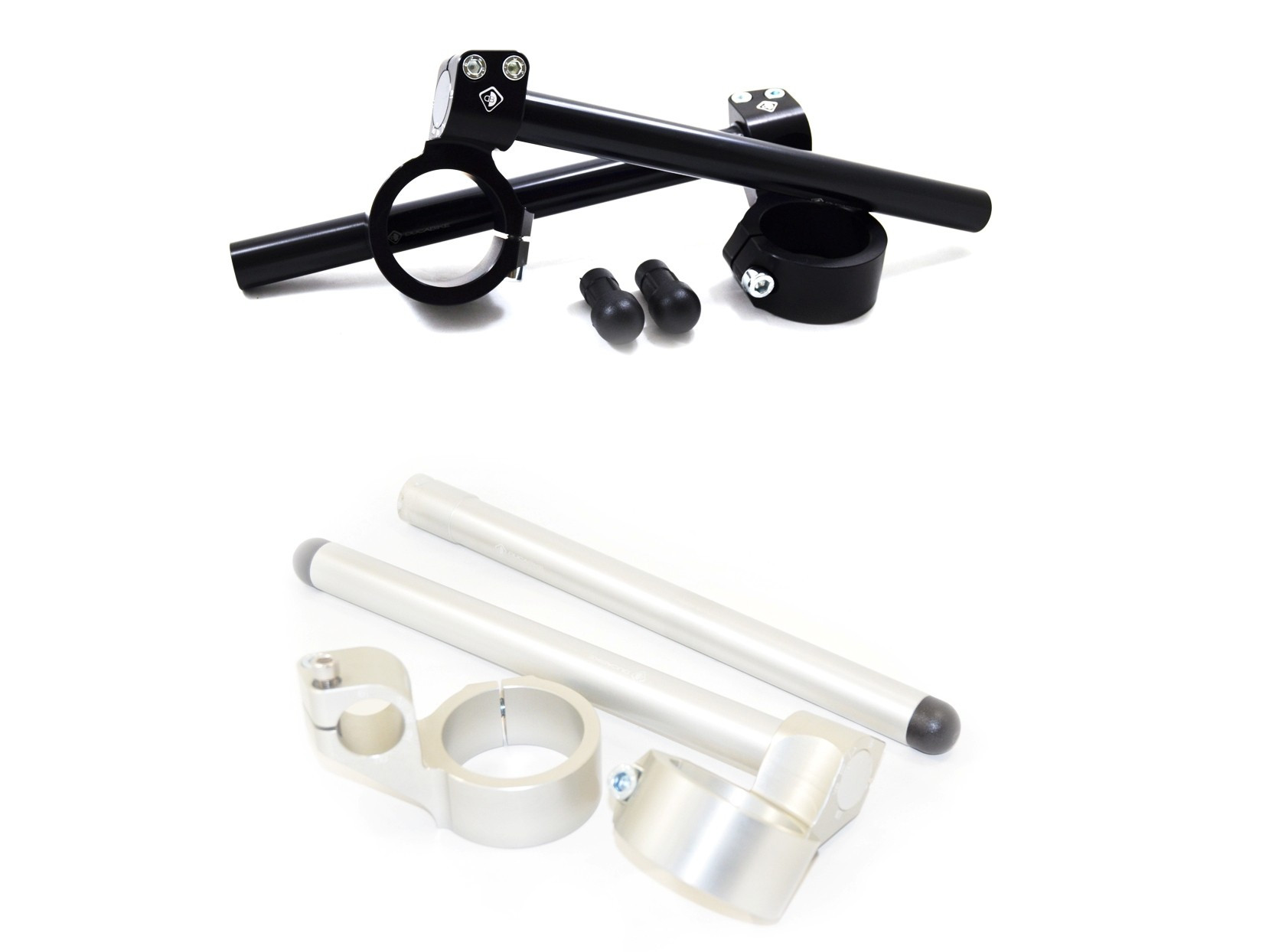 DBK Special Parts (Ducabike) Adjustable Clip-Ons - 35mm Rise DBK Special Parts (Ducabike) Adjustable Clip-Ons - 35mm Rise