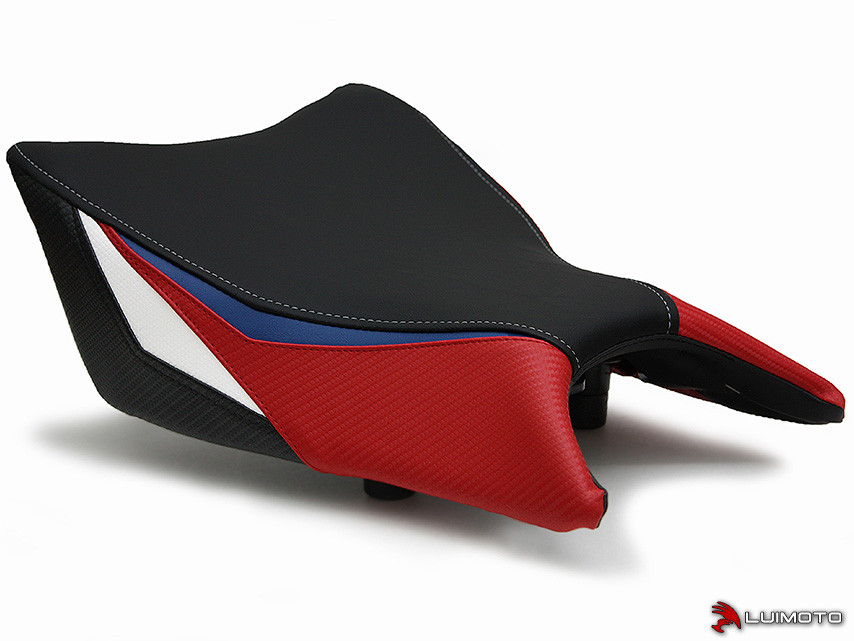 LUIMOTO TRI-COLOUR Rider Seat Cover for the CBR300R & CB300F (15+) LUIMOTO TRI-COLOUR Rider Seat Cover for the CBR300R & CB300F (15+)
