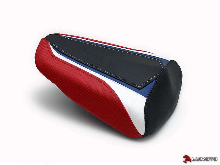 LUIMOTO TRI-COLOUR Passenger Seat Cover for the CBR300R & CB300F (15+) LUIMOTO TRI-COLOUR Passenger Seat Cover for the CBR300R & CB300F (15+)