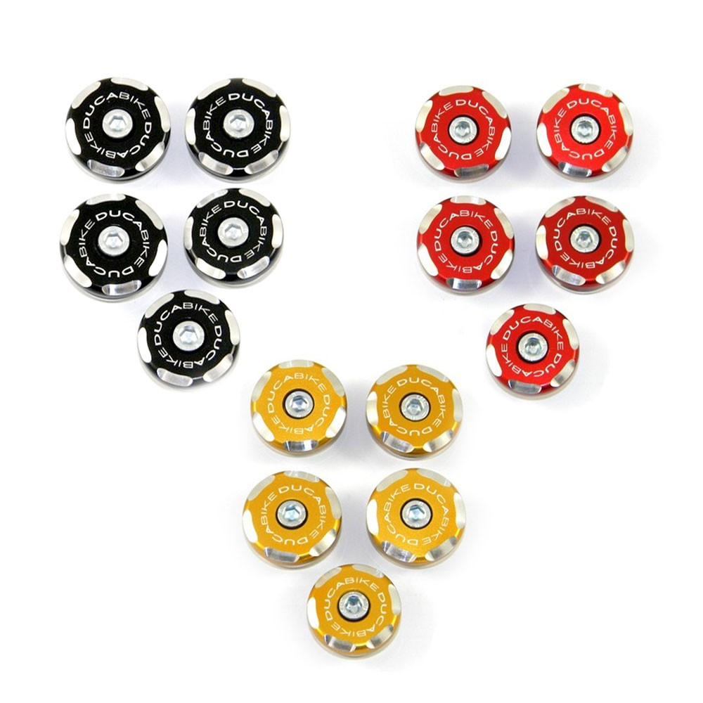 DBK Special Parts (Ducabike) Contrast Cut Frame Plug Kit for the Ducati Hypermotard DBK Special Parts (Ducabike) Contrast Cut Frame Plug Kit for the Ducati Hypermotard