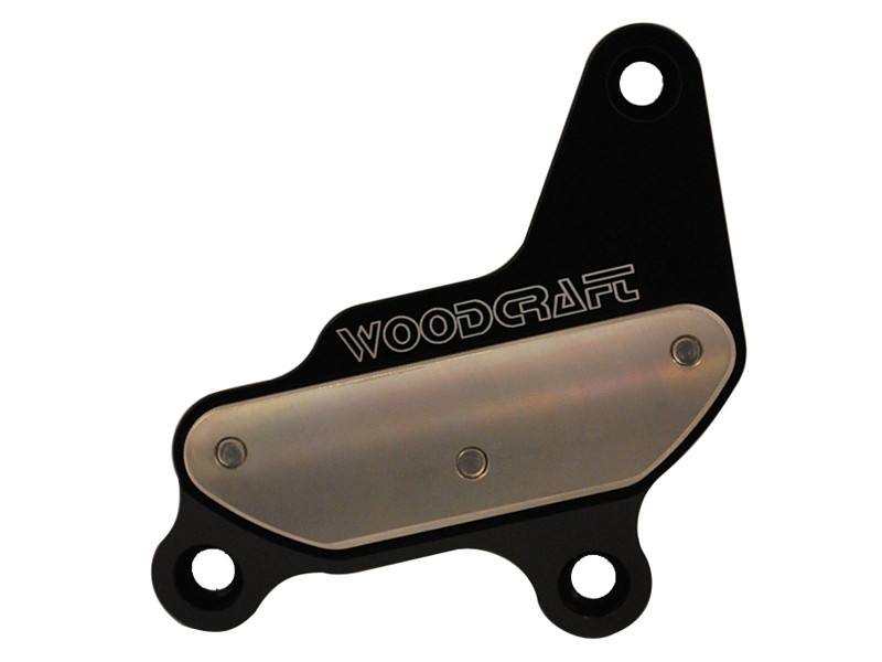 WOODCRAFT Kawasaki ZX6R (07-08) RHS Crank Cover Protector Assembly Black WOODCRAFT Kawasaki ZX6R (07-08) RHS Crank Cover Protector Assembly Black