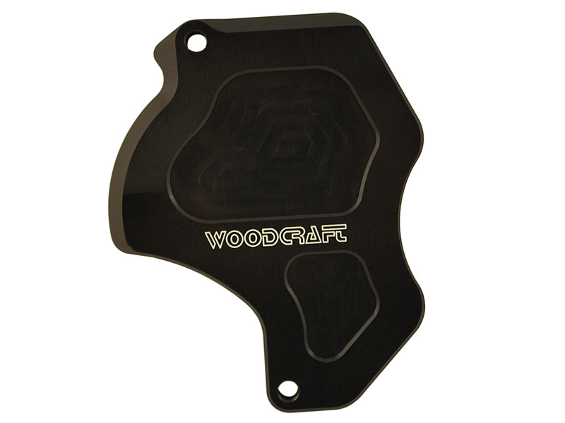 WOODCRAFT Sprocket Cover Assembly Black Honda Grom WOODCRAFT Sprocket Cover Assembly Black Honda Grom