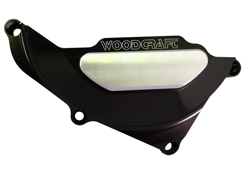 WOODCRAFT Yamaha R3 (15+) LHS Stator Cover Protector Black WOODCRAFT Yamaha R3 (15+) LHS Stator Cover Protector Black