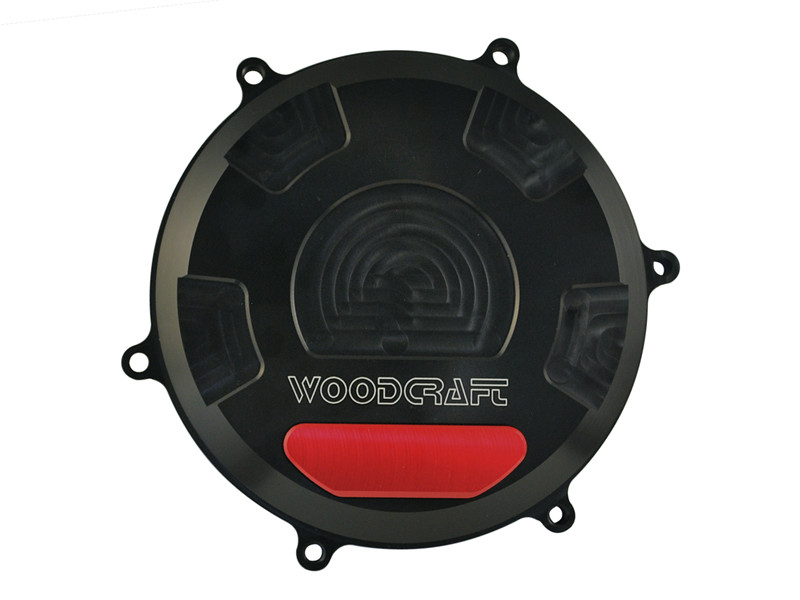 WOODCRAFT RHS Clutch Cover Black Anodized for Ducati Panigale 1299/1199/959 WOODCRAFT RHS Clutch Cover Black Anodized for Ducati Panigale 1299/1199/959