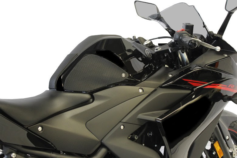TechSpec Tank Grip Pads for the Yamaha YZF-R3 (2015-2018) TechSpec Tank Grip Pads for the Yamaha YZF-R3 (2015-2018)