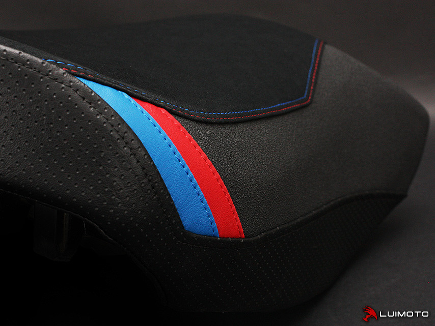 LUIMOTO Rider Motorsports Seat Cover for the BMW R1200GS Adventure (14+)