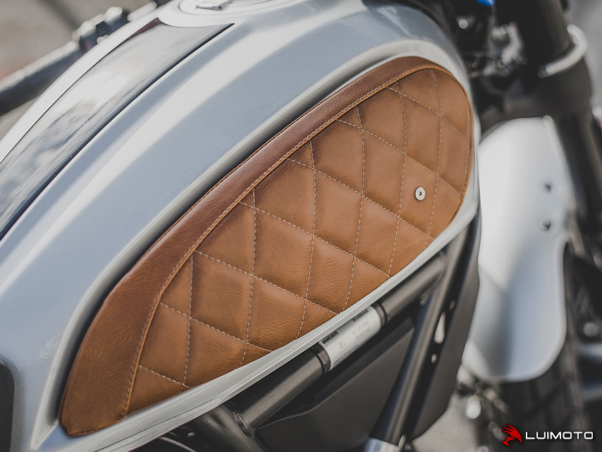 LUIMOTO Diamond Edition Tank Side Panel Covers (pair) for the DUCATI