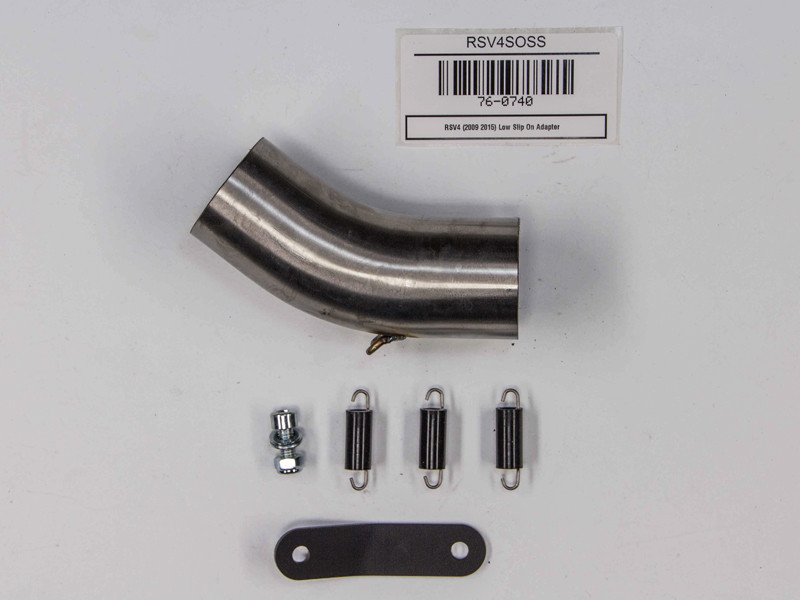 Hindle Exhaust for Aprilia RSV4 (08+) Slipon Adapter with Evolution Black Ceramic Muffler Hindle Exhaust for Aprilia RSV4 (08+) Slipon Adapter with Evolution Black Ceramic Muffler