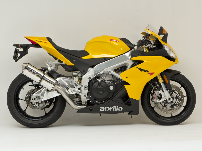 Hindle Exhaust for Aprilia RSV4 (09-20) Slipon Adapter High with Hanger with Evolution Carbon Fiber Muffler with Carbon Tip Hindle Exhaust for Aprilia RSV4 (09-20) Slipon Adapter High with Hanger with Evolution Carbon Fiber Muffler with Carbon Tip