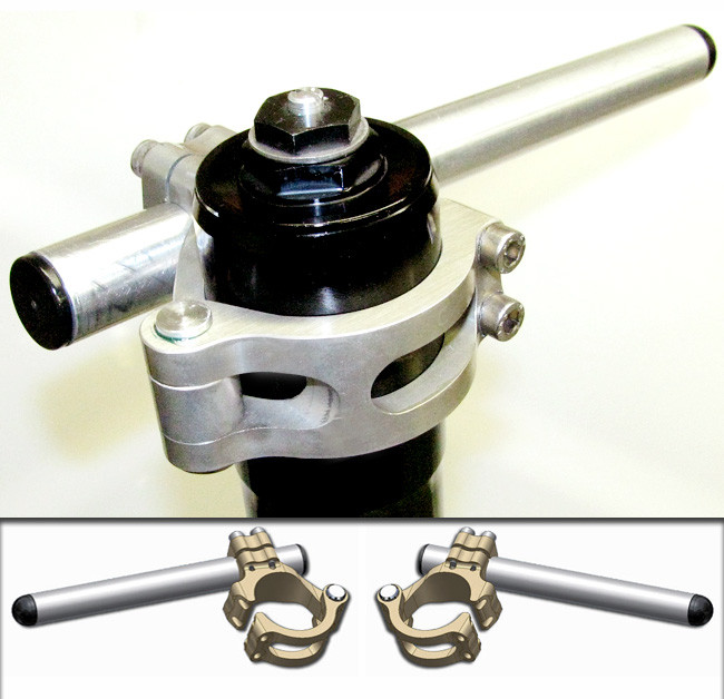 Attack Performance 53mm Clip-ons - Ducati Attack Performance 53mm Clip-ons - Ducati