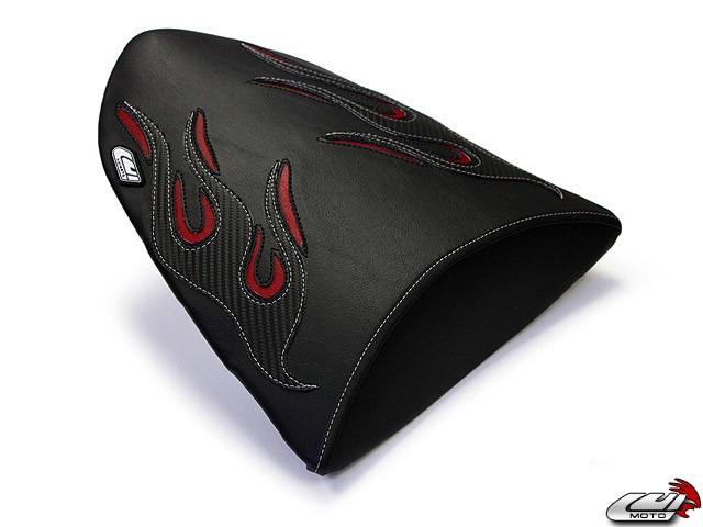 LUIMOTO (Flame Edition) Passenger Seat Cover for the KAWASAKI ZX-10R (06-07) LUIMOTO (Flame Edition) Passenger Seat Cover for the KAWASAKI ZX-10R (06-07)