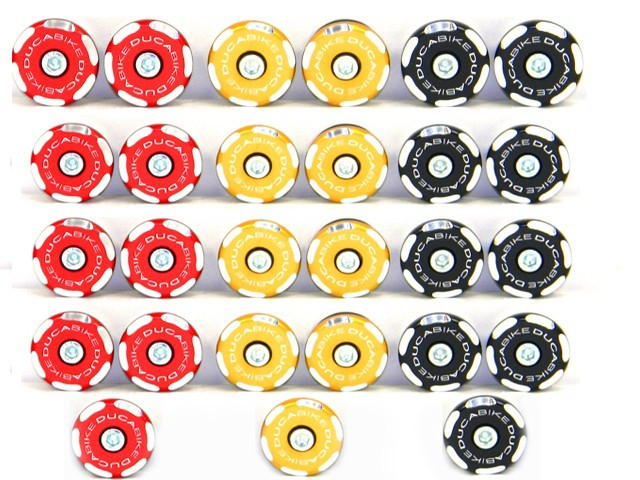 DBK Special Parts (Ducabike) Contrast Cut Frame Plug Kit for the Ducati Streetfighter 1098 / 848 DBK Special Parts (Ducabike) Contrast Cut Frame Plug Kit for the Ducati Streetfighter 1098 / 848