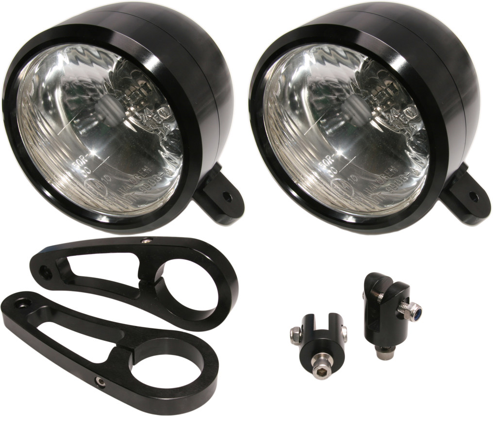 Oberon Black Billet Headlight Oberon Black Billet Headlight