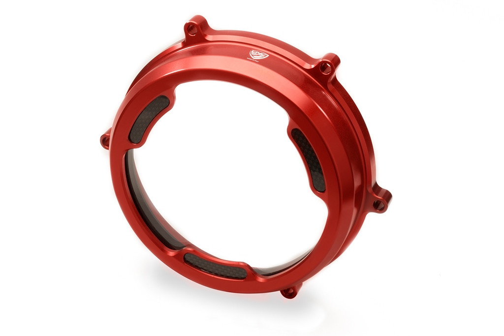 CNC Racing Clear Wet Clutch Cover With Carbon Inlay for the Ducati Panigale 1299/1199/959 Superleggera (and 899 too with modification) CNC Racing Clear Wet Clutch Cover With Carbon Inlay for the Ducati Panigale 1299/1199/959 Superleggera (and 899 too with modification)