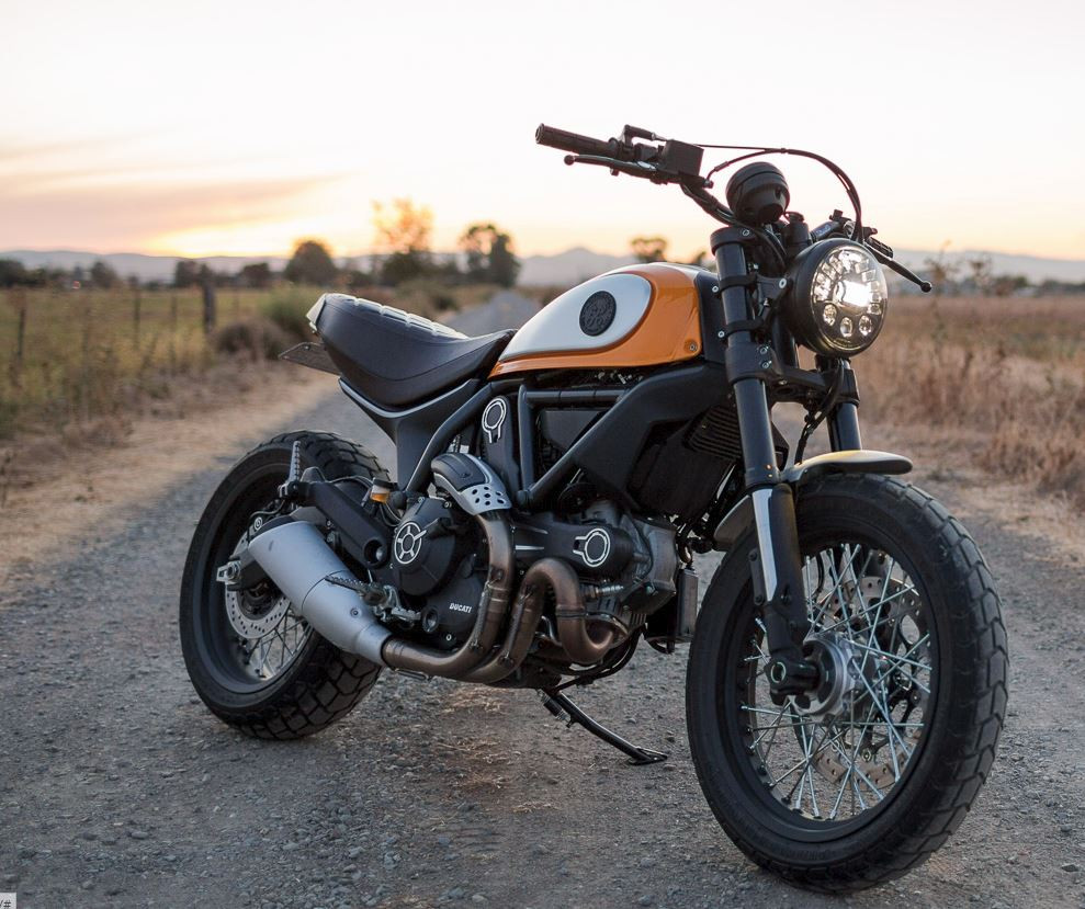 Motodemic LED Headlight Conversion Kit for the Ducati Scrambler (1518)