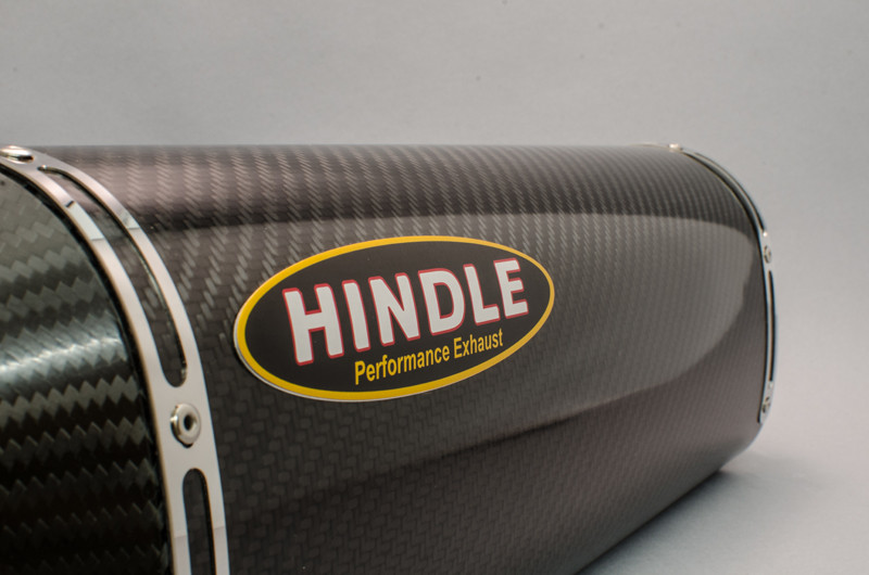 Hindle Exhaust for Kawasaki Ninja 500 (87-09) Front Section Assembly with Evolution Black Ceramic Muffler